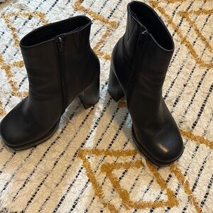 Jeffery Campbell Black Ankle Boots